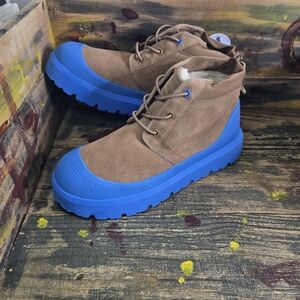 UGG Neumel Weather Hybrid Waterproof Boots -Men's Size 10- 1143991 Chestnut/Blue